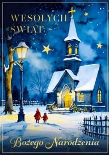 Opakowanie Karnet B6 3D Boże Narodzenie