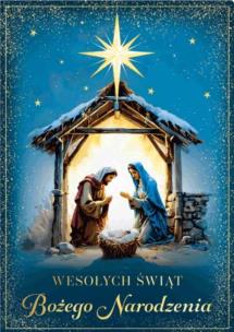 Opakowanie Karnet B6 3D Boże Narodzenie