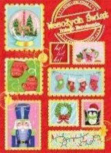 Opakowanie Karnet B6 Boże Narodzenie - Znaczki świąteczne
