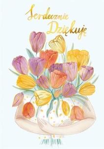 Opakowanie Karnet B6 Bukiet tulipanów