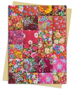 Opakowanie Karnet B6 Floral Patchwork Quilt