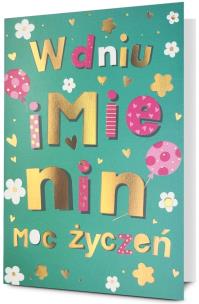 Opakowanie Karnet B6 Imieniny