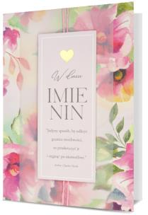 Opakowanie Karnet B6 Imieniny