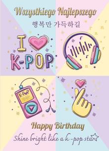 Opakowanie Karnet B6 K-POP MIX