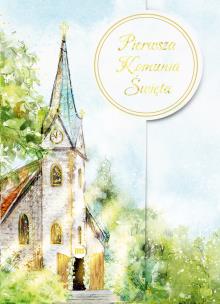 Opakowanie Karnet B6 Komunia. Kościół