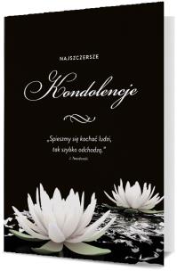 Opakowanie Karnet B6 Kondolencje