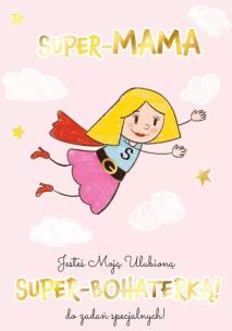 Opakowanie Karnet B6 Super mama