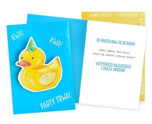 Opakowanie Karnet B6 Uniwersalny kaczuszka