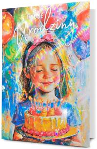 Opakowanie Karnet B6 Urodziny