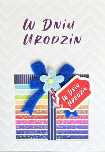 Opakowanie Karnet B6 Urodziny
