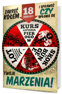 Opakowanie Karnet B6 Urodziny 18