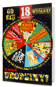 Opakowanie Karnet B6 Urodziny 18