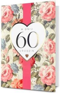 Opakowanie Karnet B6 Urodziny 60