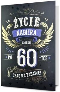 Opakowanie Karnet B6 Urodziny 60