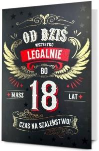 Opakowanie Karnet B6 Urodziny Osiemnastka