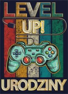 Opakowanie Karnet B6 Urodziny - Pad tęcza