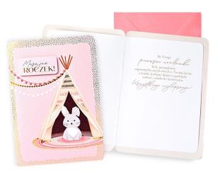 Opakowanie Karnet B6 Urodziny roczek