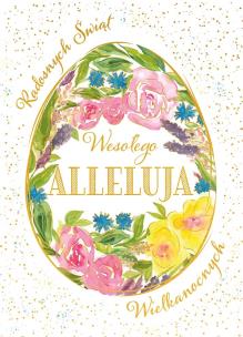 Opakowanie Karnet B6 Wielkanoc kwiecista Pisanka