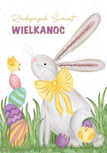 Opakowanie Karnet B6 Wielkanoc Zając Wielkanocny