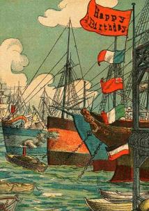 Karnet B6 z kopertą Urodziny Port. Wydawca: Madame Treacle. Multiszop.pl Opakowanie Karnet B6 z kopertą Urodziny Port