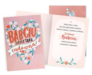 Opakowanie Karnet Babcia