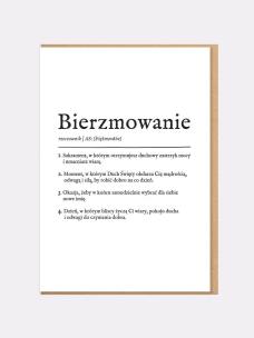 Opakowanie Karnet Bierzmowanie