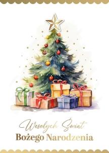 Opakowanie Karnet Boże Narodzenie