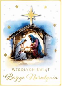 Opakowanie Karnet Boże Narodzenie