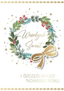 Opakowanie Karnet Boże Narodzenie