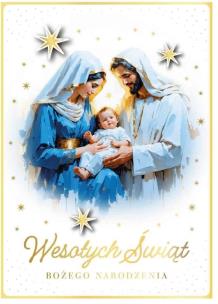 Opakowanie Karnet Boże Narodzenie