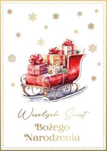 Opakowanie Karnet Boże Narodzenie