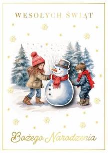 Opakowanie Karnet Boże Narodzenie