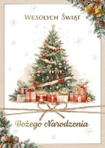 Opakowanie Karnet Boże Narodzenie