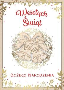 Opakowanie Karnet Boże Narodzenie