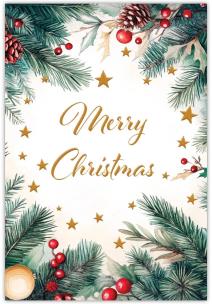 Opakowanie Karnet Boże Narodzenie English