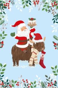 Opakowanie Karnet Boże Narodzenie - Jolly Santa