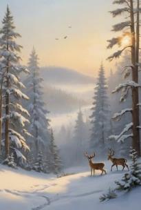 Opakowanie Karnet Boże Narodzenie - Wintertime