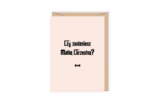 Opakowanie Karnet Chrzest - Rodzice Chrzestni