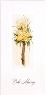 Opakowanie Karnet Dzień Matki DL M01 - Bukiet kwiatów