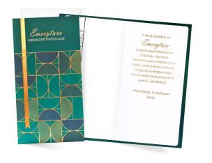 Opakowanie Karnet Emerytura