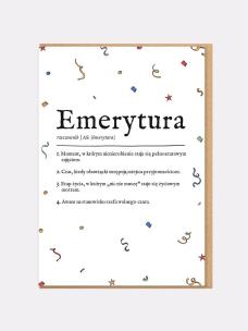 Opakowanie Karnet Emerytura