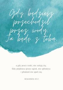 Opakowanie Karnet - Gdy będziesz przechodził