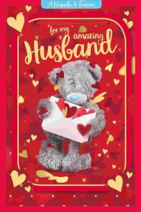 Opakowanie Karnet holograficzny 3D - For my amazing husband