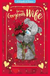 Opakowanie Karnet holograficzny 3D - For my gorgeous wife