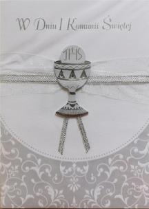 Opakowanie Karnet Komunia Premium B6 + koperta wzór nr 001