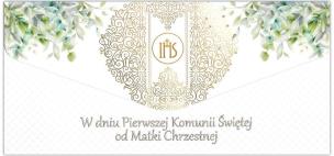 Opakowanie Karnet-koperta DL Pamiątka I Komunii