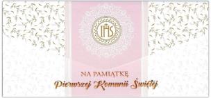 Opakowanie Karnet-koperta DL Pamiątka I Komunii