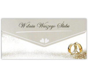 Opakowanie Karnet-koperta Ślub