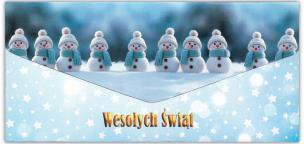 Opakowanie Karnet-koperta Wesołych Świąt