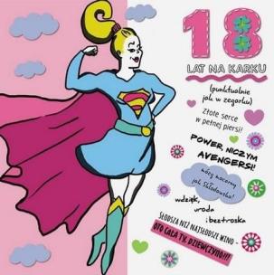 Opakowanie Karnet KW Hologram 18 Supermenka